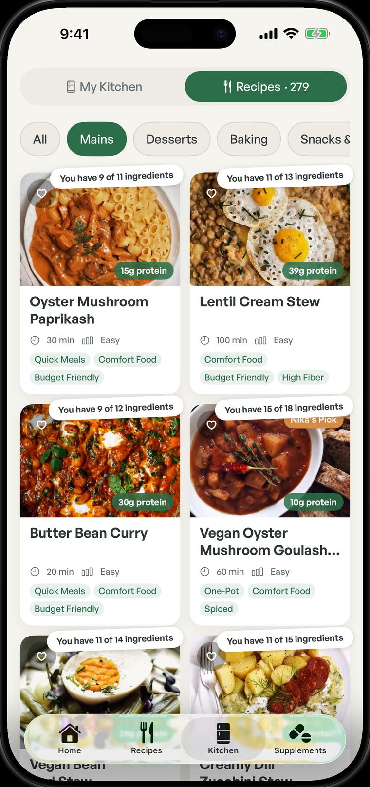 Recipes you can cook right now