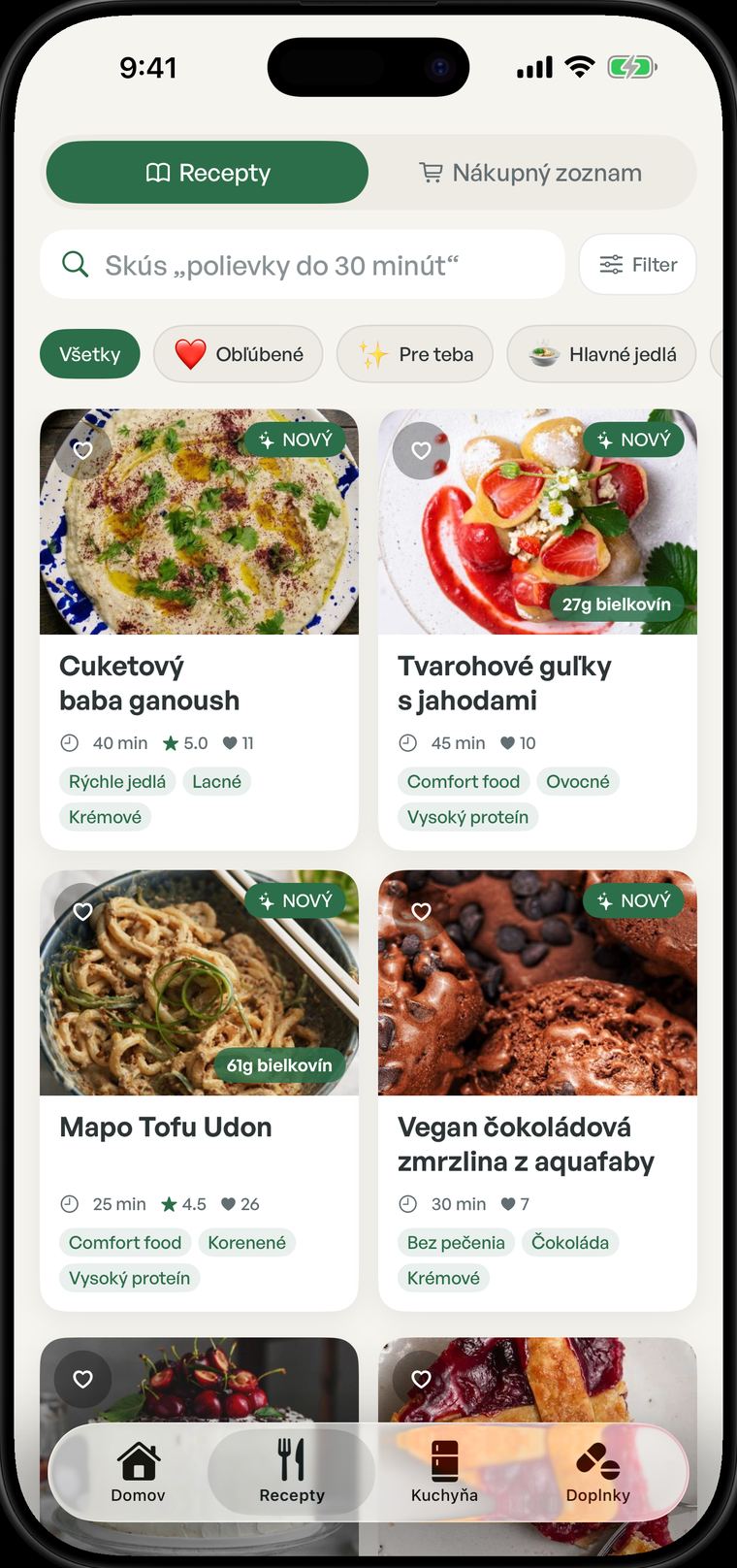 Recepty v Tofu